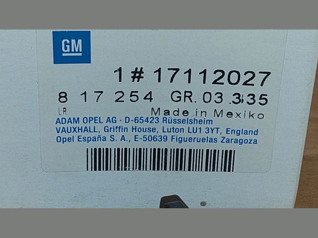 bontott OPEL CORSA B Alapjárati Motor