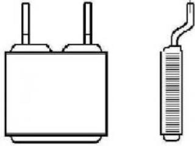 bontott OPEL CORSA B Fűtőradiátor