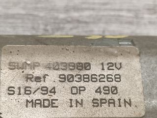 bontott OPEL CORSA B Hátsó Ablaktörlő Motor