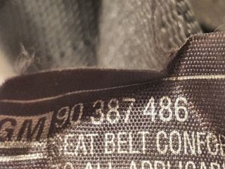 bontott OPEL CORSA B Jobb hátsó Biztonsági Öv