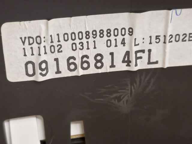 bontott OPEL CORSA C Kilométeróra