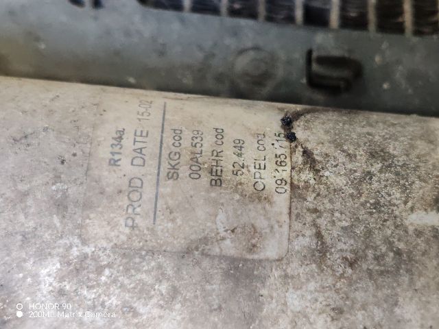 bontott OPEL CORSA C Klímahűtő Radiátor