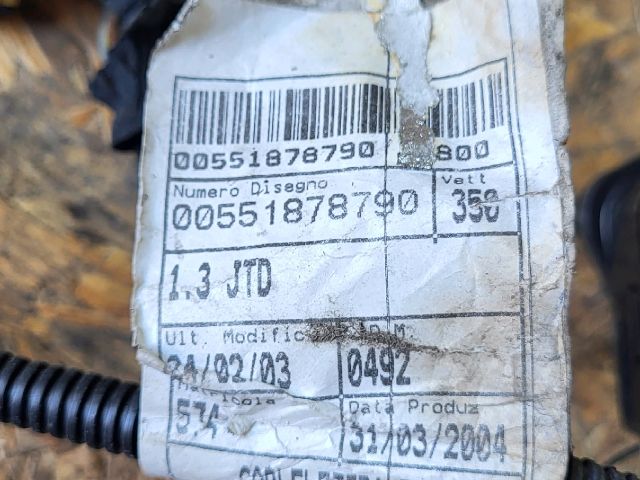 bontott OPEL CORSA C Injektor Kábelköteg