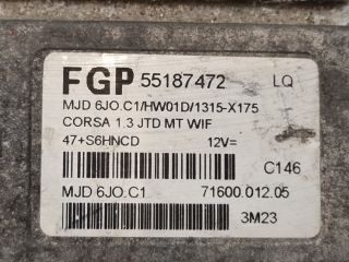 bontott OPEL CORSA C Motorvezérlő