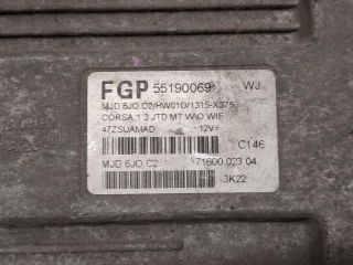bontott OPEL CORSA C Motorvezérlő