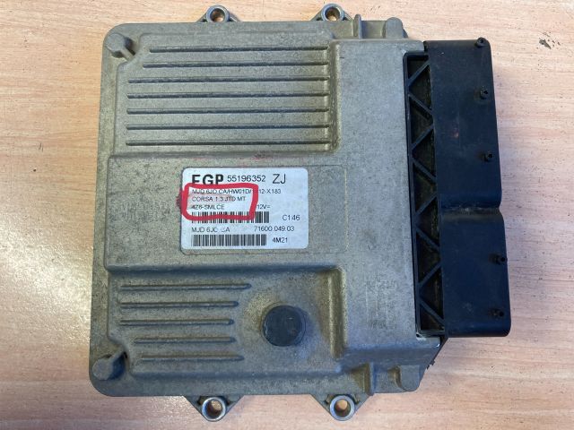 bontott OPEL CORSA C Motorvezérlő