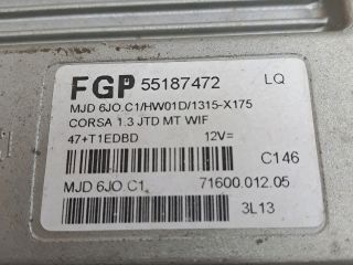 bontott OPEL CORSA C Motorvezérlő