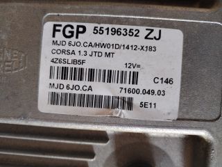 bontott OPEL CORSA C Motorvezérlő