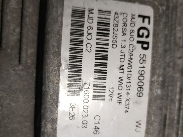 bontott OPEL CORSA C Motorvezérlő