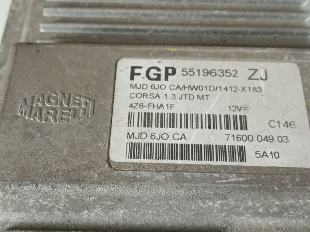 bontott OPEL CORSA C Motorvezérlő