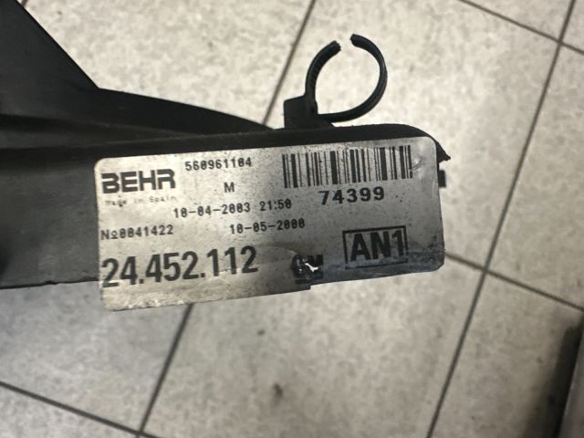 bontott OPEL CORSA C Hűtőventilátor