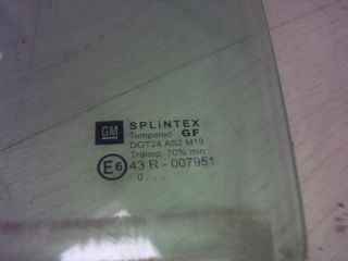 bontott OPEL CORSA C Bal első Ablak