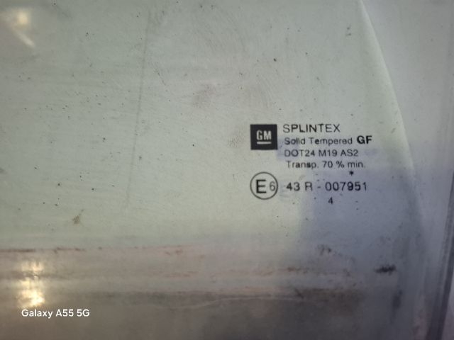 bontott OPEL CORSA C Bal első Ablak