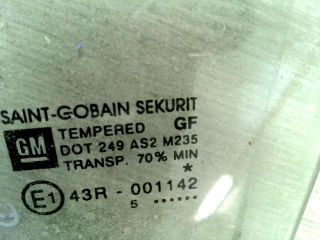 bontott OPEL CORSA C Bal első Ablak