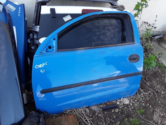 bontott OPEL CORSA C Bal első Ajtó (Üres lemez)