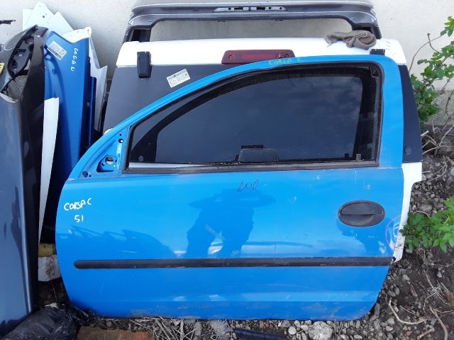 bontott OPEL CORSA C Bal első Ajtó (Üres lemez)