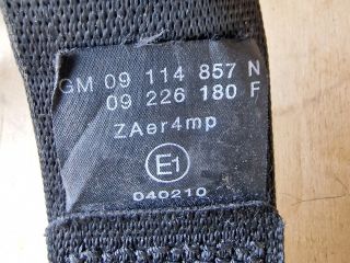 bontott OPEL CORSA C Bal első Biztonsági Öv