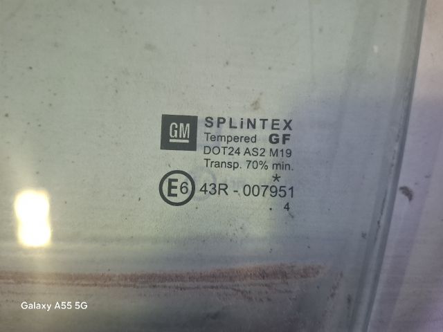 bontott OPEL CORSA C Bal hátsó Ablak