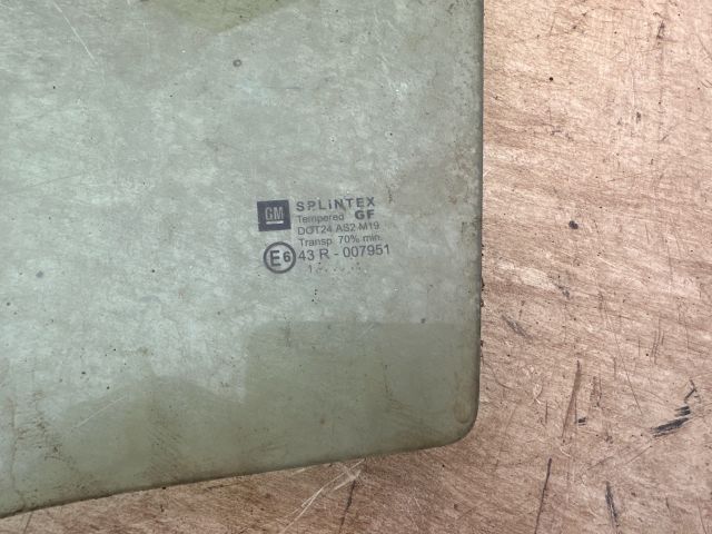 bontott OPEL CORSA C Bal hátsó Ablak