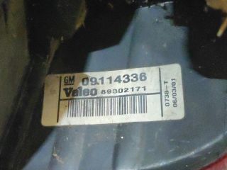 bontott OPEL CORSA C Bal Hátsó Lámpa