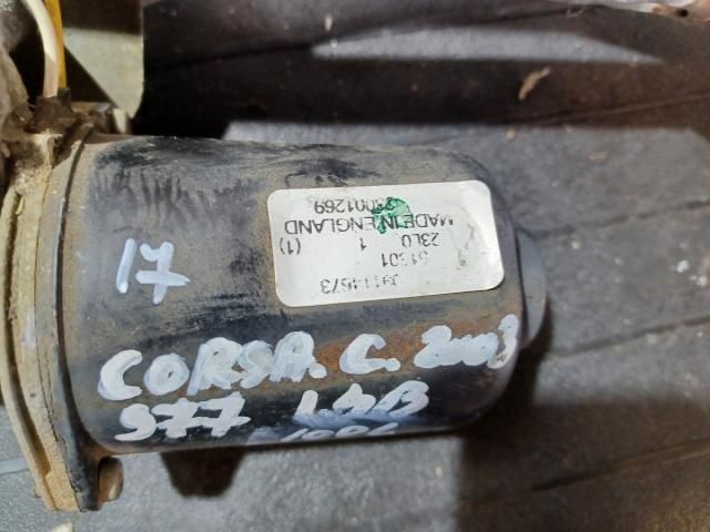 bontott OPEL CORSA C Első Ablaktörlő Szerkezet