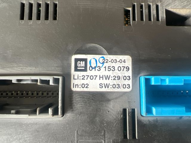 bontott OPEL CORSA C Fűtéskapcsoló (digit klímás)