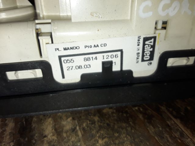 bontott OPEL CORSA C Fűtéskapcsoló (manuális klímás)