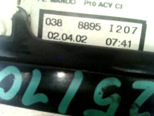 bontott OPEL CORSA C Fűtéskapcsoló