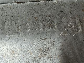 bontott OPEL CORSA C Hátsó Kipufogó Dob Hővédő Lemez