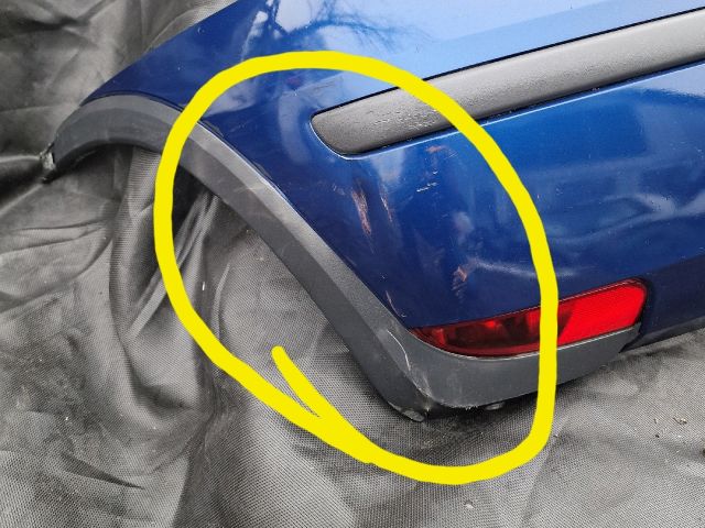 bontott OPEL CORSA C Hátsó Lökhárító (Részeivel)