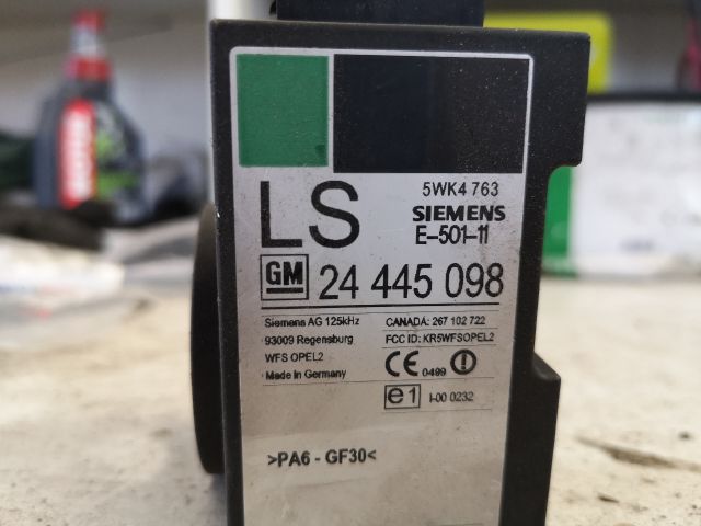 bontott OPEL CORSA C Immobilizer Gyűrű