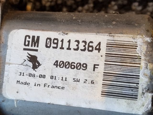 bontott OPEL CORSA C Jobb első Ablakemelő Szerkezet (Elektromos)