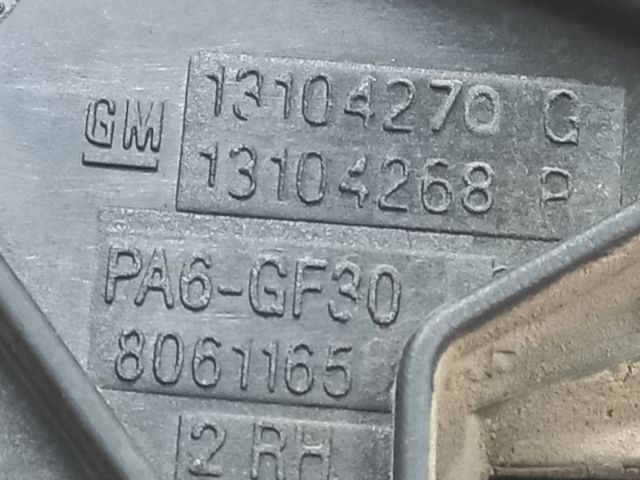 bontott OPEL CORSA C Jobb hátsó Belső Kilincs