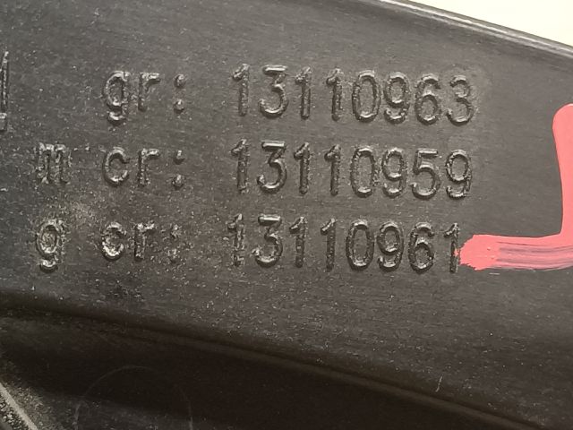 bontott OPEL CORSA C Jobb hátsó Belső Kilincs