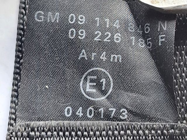 bontott OPEL CORSA C Jobb hátsó Biztonsági Öv