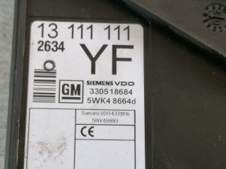 bontott OPEL CORSA C Komfort Elektronika