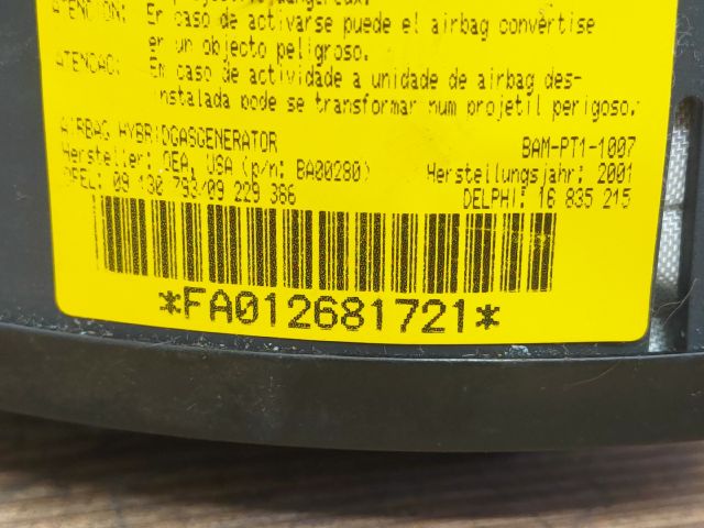 bontott OPEL CORSA C Kormánylégzsák