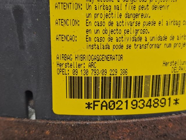 bontott OPEL CORSA C Kormánylégzsák