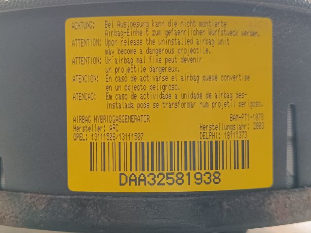 bontott OPEL CORSA C Kormánylégzsák