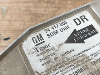 bontott OPEL CORSA C Légzsák Elektronika