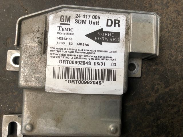 bontott OPEL CORSA C Légzsák Elektronika