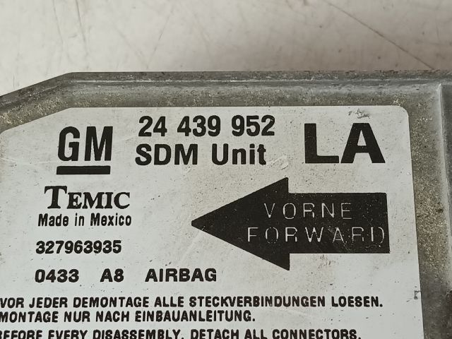 bontott OPEL CORSA C Légzsák Elektronika