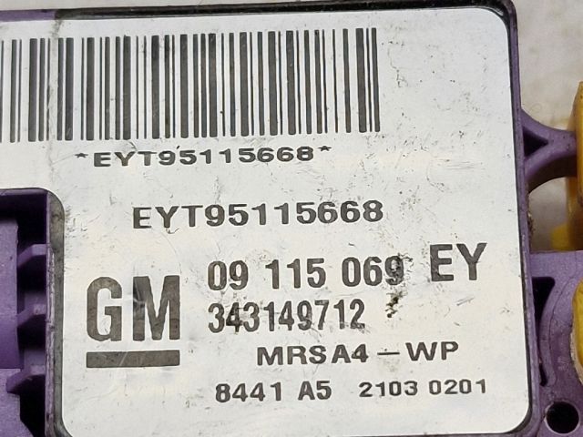 bontott OPEL CORSA C Légzsák Indító Modul Oldallégzsák