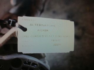 bontott OPEL CORSA D Generátor