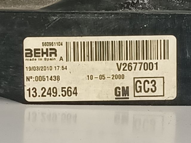 bontott OPEL CORSA D Hűtőventilátor