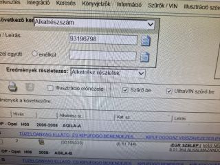 bontott OPEL CORSA D EGR / AGR Szelep