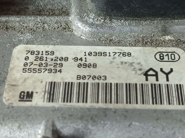 bontott OPEL CORSA D Motorvezérlő