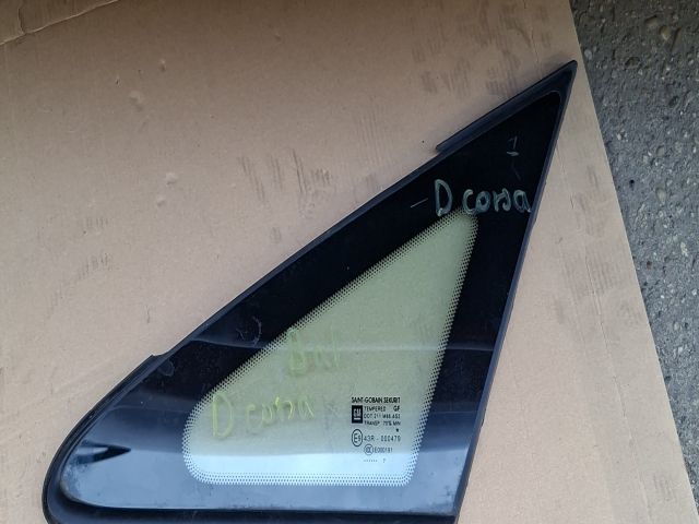 bontott OPEL CORSA D Bal A Oszlop Oldalablak Üveg