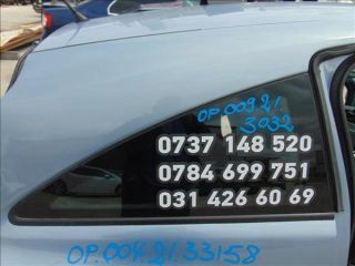 bontott OPEL CORSA D Bal C Oszlop Oldalablak Üveg