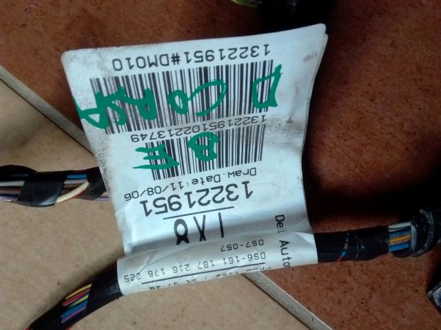 bontott OPEL CORSA D Bal első Ajtó Kábelköteg